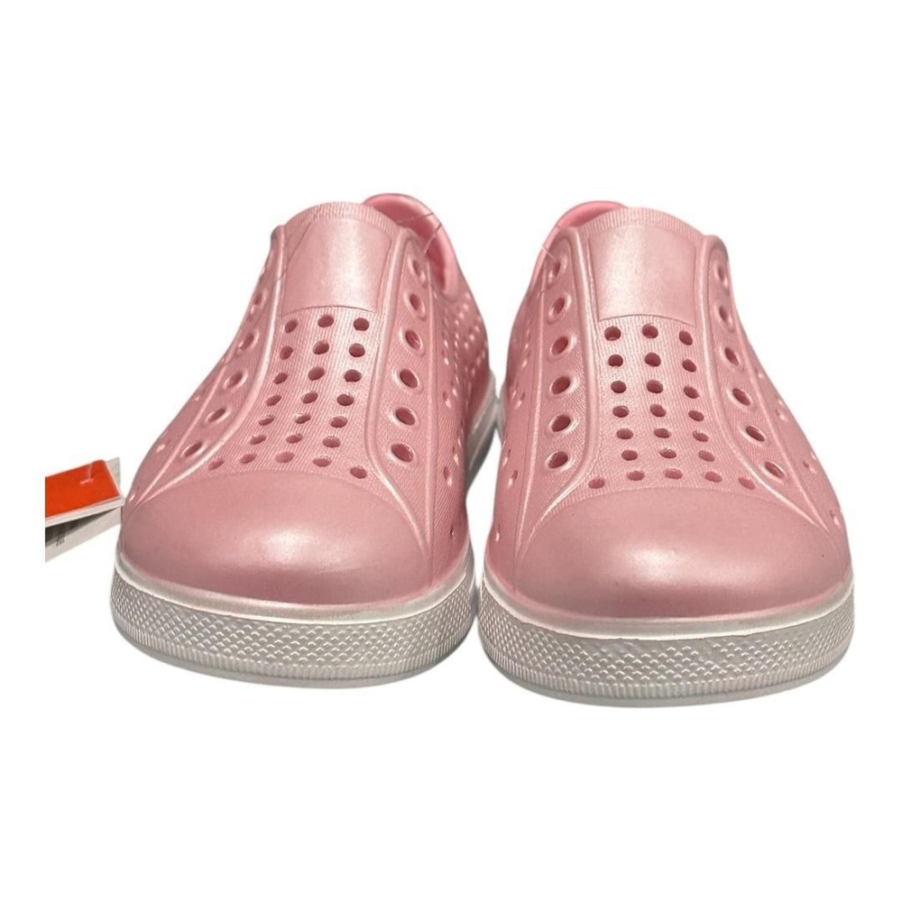 Joe Fresh Shoes Kids Size 7 Pink Slip On Water Sneakers Lightweight Breathable - Picture 2 of 6